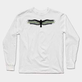 Fly With Pride, Raven Series - Agender Long Sleeve T-Shirt